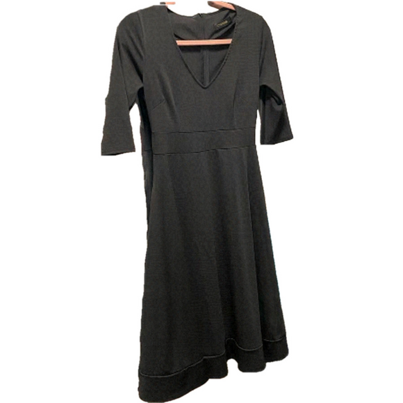 Dresses & Skirts - 𝅺🌷 Elegant  🌷 V Neck A Line Dress w/ Pockets & 3/4 Sleeves